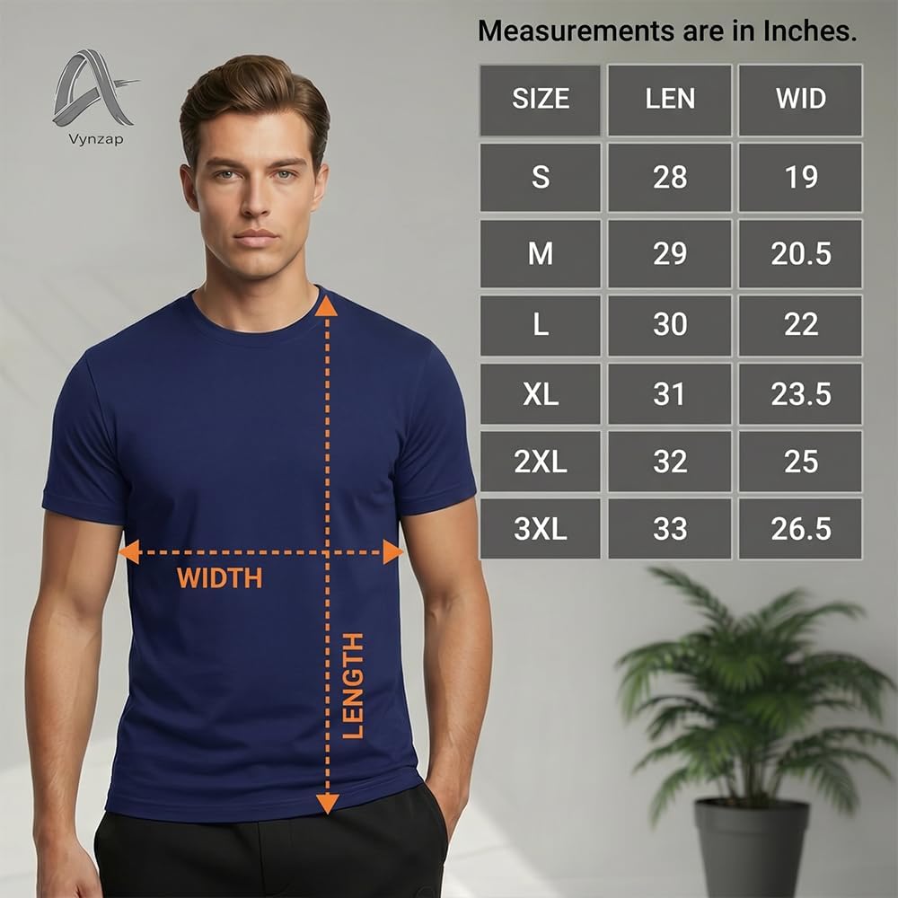 Men's Premium 100% Cotton T-Shirt, Lightweight Short Sleeve Crew Neck Tee, Soft Breathable Summer Essential, Regular Fit