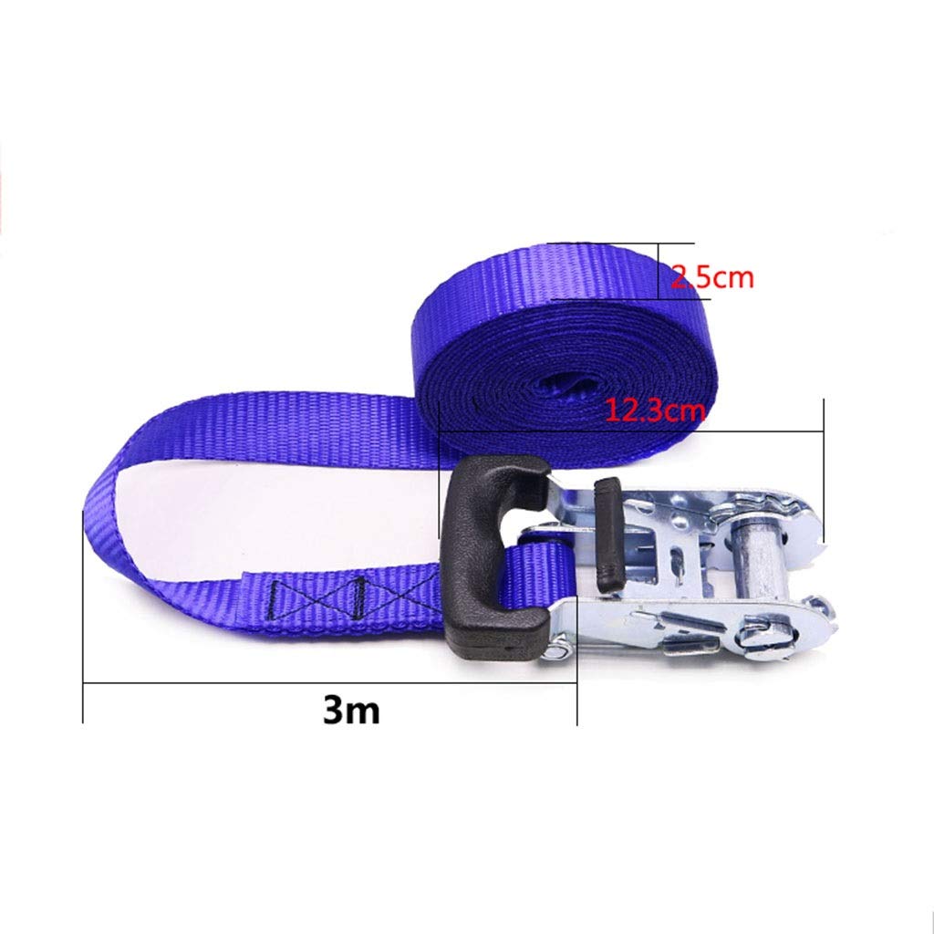 Cinghie di trasporto - 1 pollice larghezza 10 piedi Tiro sicuro,5 tonnellate 4 set carico for spostare elettrodomestici, attrezzature da giardino(2m)