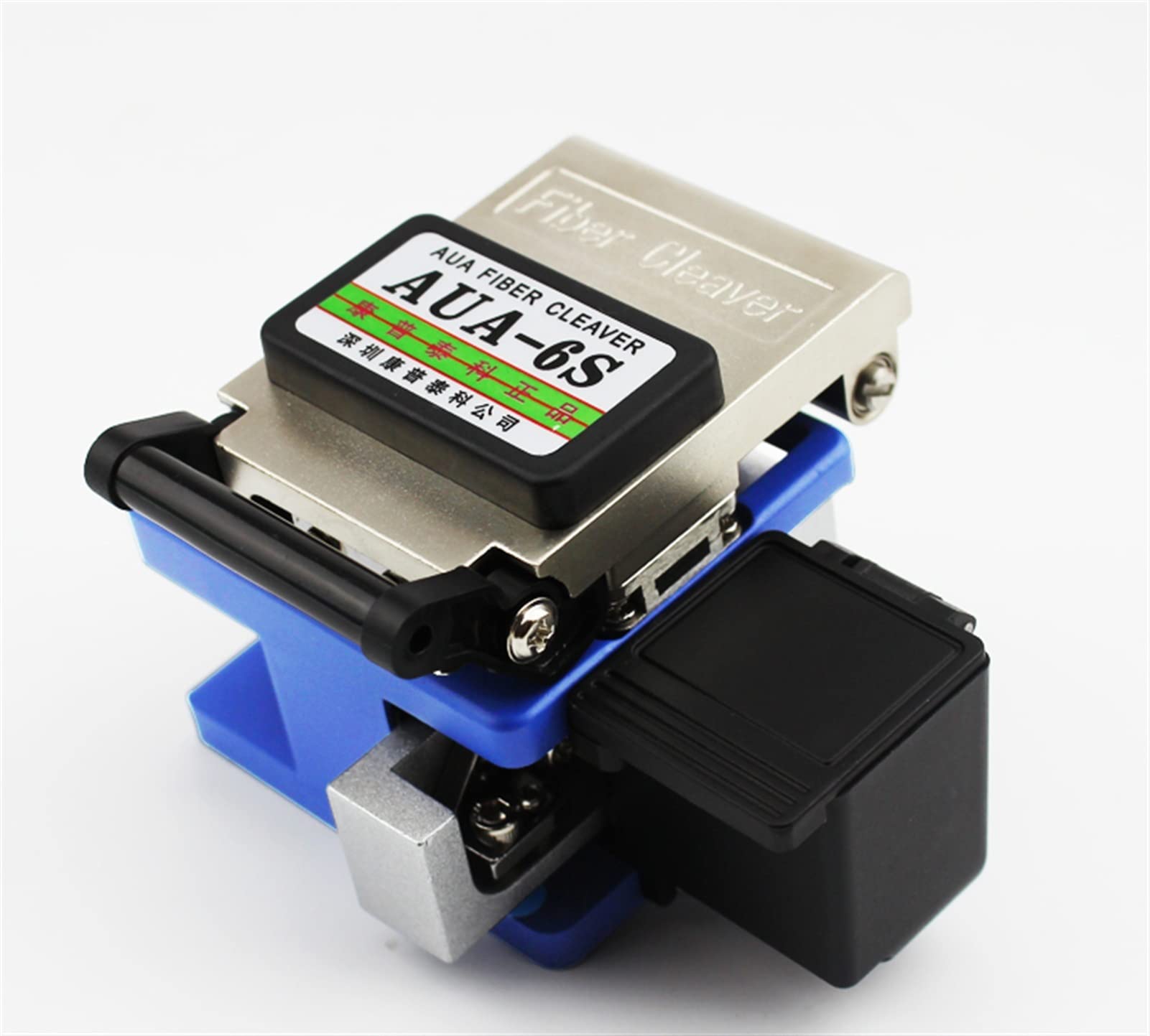 Herramienta cortadora de Fibra óptica Conector óptico de Cleaver Fibra Cuchilla óptica con contenedor chatarra, Caja Almacenamiento