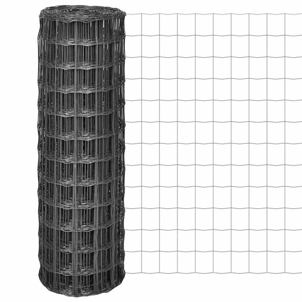 Möbelzaun Eurozaun Stahl 10x1,2m grau
