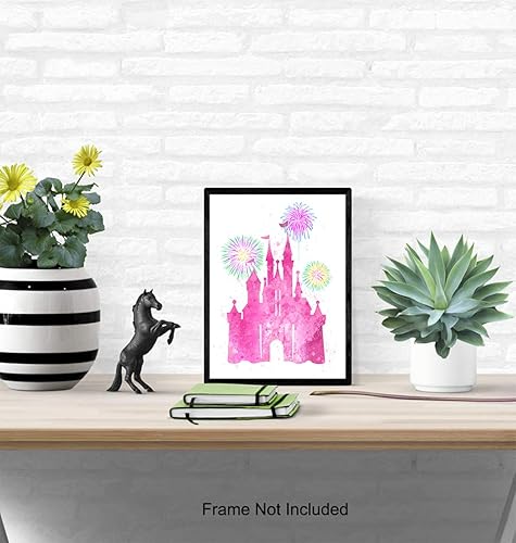Miniatura 4 de Castle Wall Art Poster print - Perfect Girl Room Decor for Kids and Women - Great Gift - 8x10 Unframed Photo