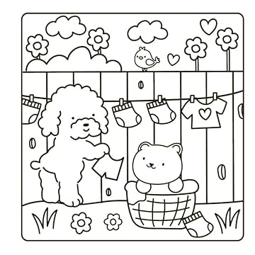 Capa do livro Sunny Vibes: Cozy and Calm - Colorir com Fofura e Alegria