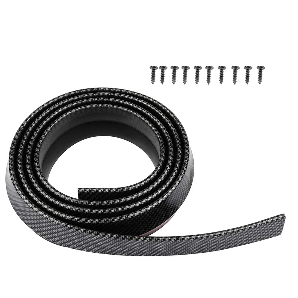 Front Bumper Lip Rubber Fits for Universal 98" Front Lip Body Kit Front Lip