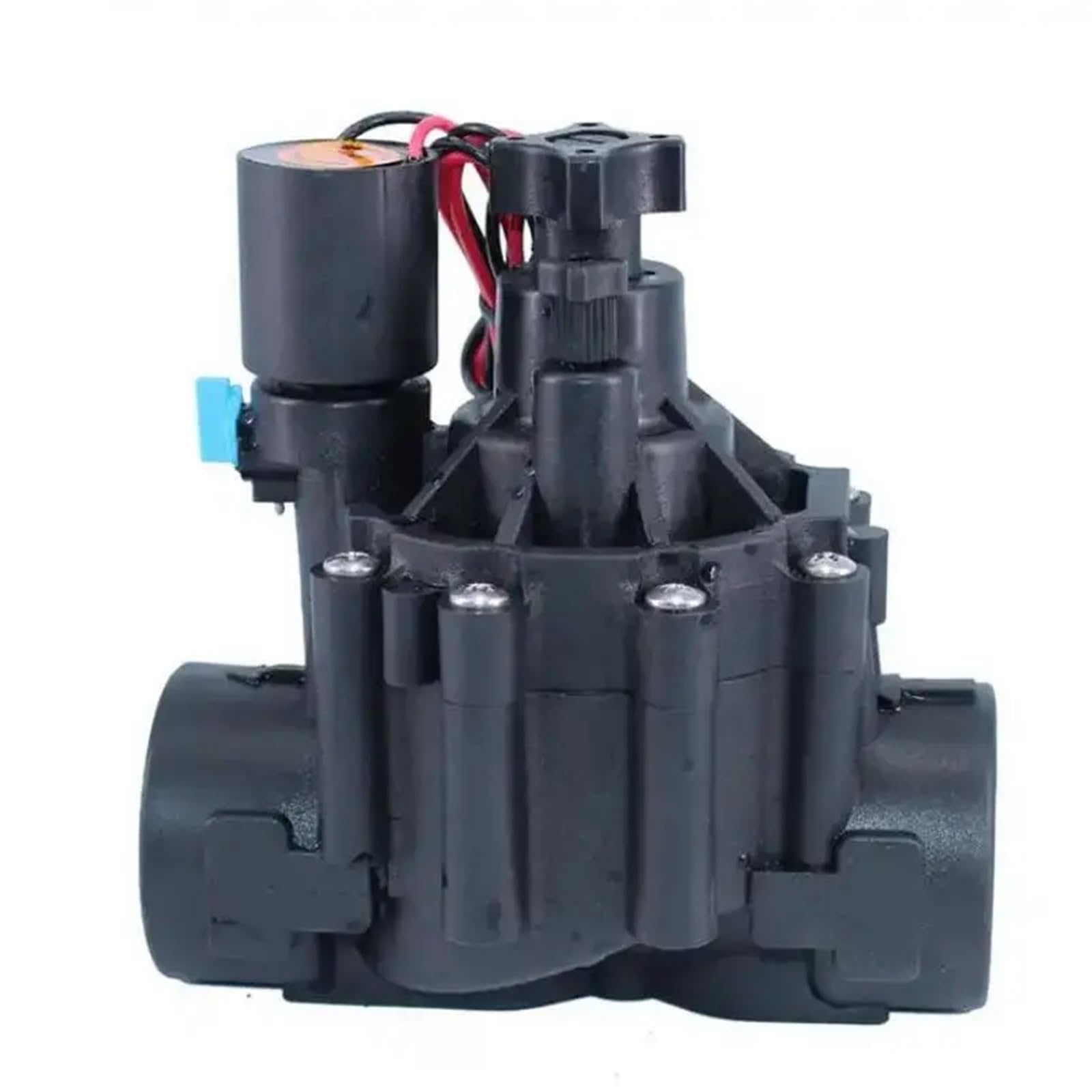 Elektrozawór do nawadniania 1-1/4", 220 V, 12 V, 24 V, blokada z regulacją przepływu (DC 12 V)