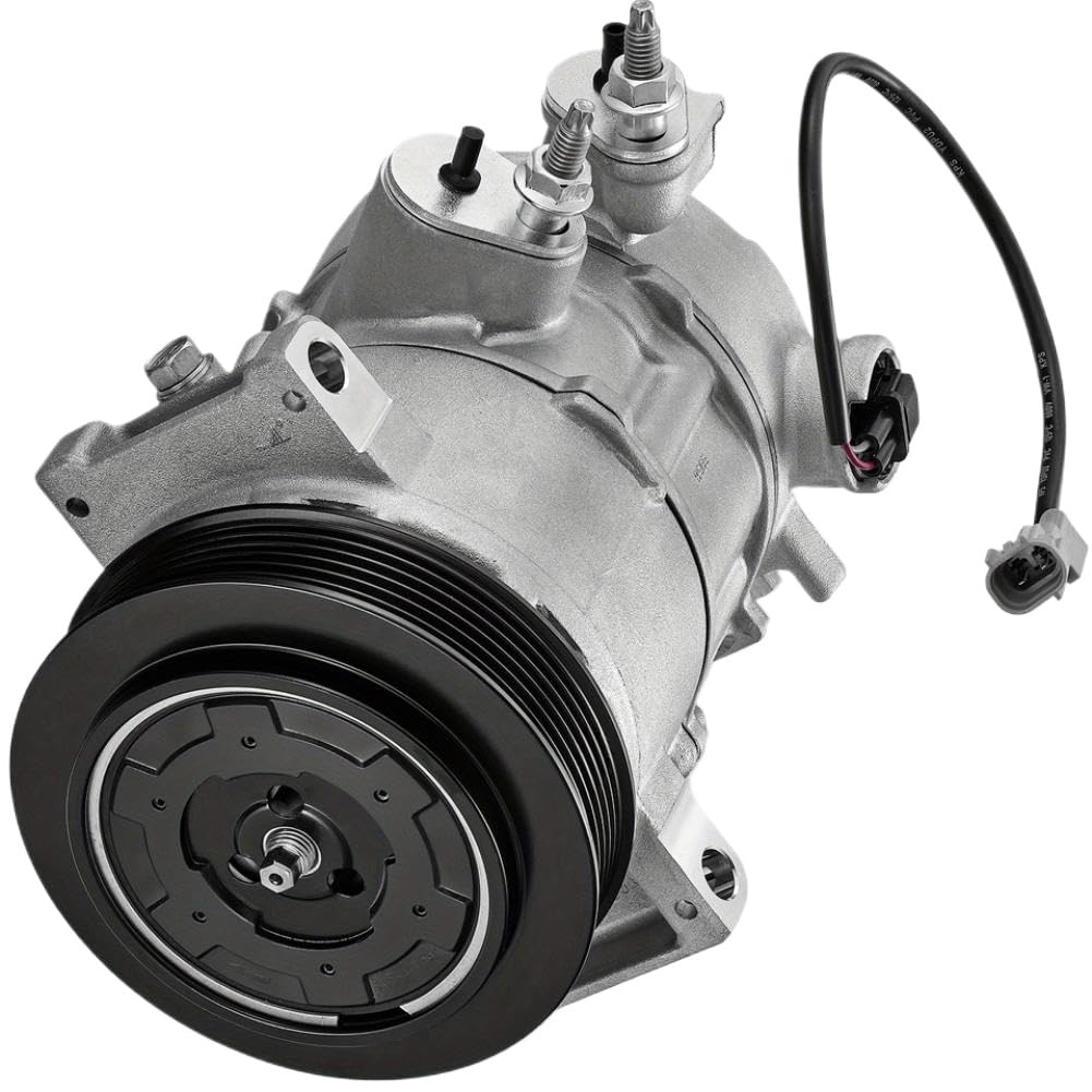 Tazvawwsn Onecolor A/C Compressor With Clutch 1.6L L4 Compatible With Hyundai Accent And Kia Rio 2012 2013 2014 2015 2016 2017