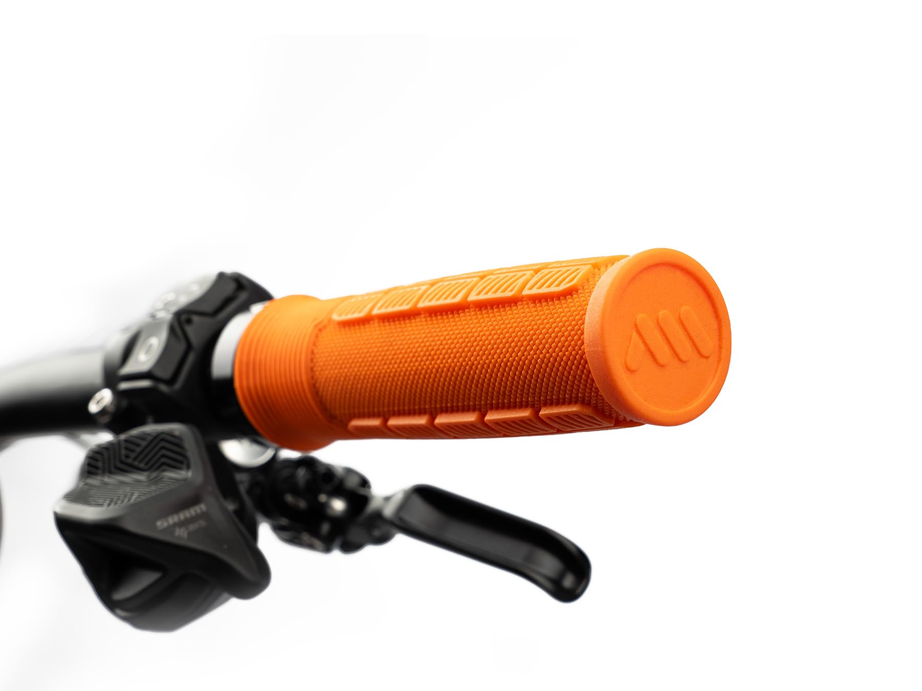 Puños MTB ergonómicos Rise con Bloqueo Interno con Textura Micro-Diamond - Ligeros para Bicicleta de montaña, Enduro, Trail