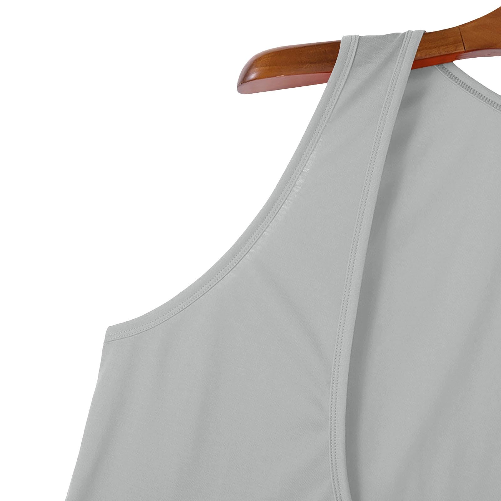 DENGJIAMY głęboki dekolt w serek tank top mężczyźni lato sport fitness odcięta koszulka siłownia atletyczna kulturystyka mięśnie koszulki bez rękawów klasyczne solidne topy