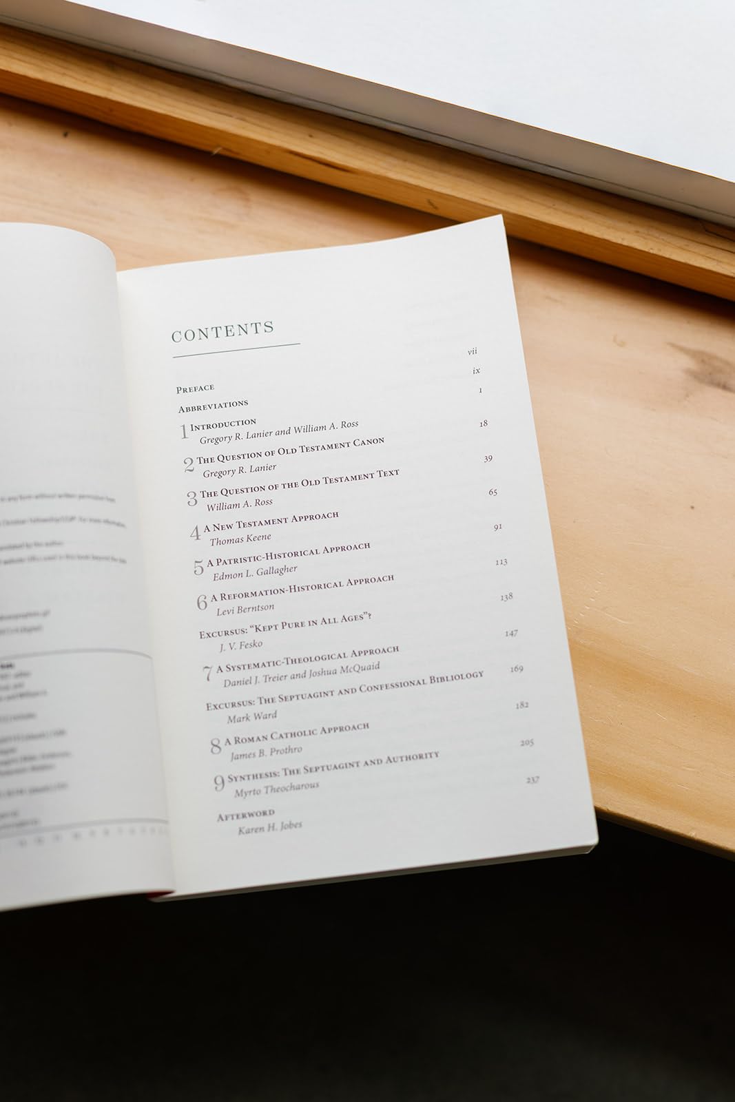 The Authority of the Septuagint: Biblical, Historical, and Theological Approaches