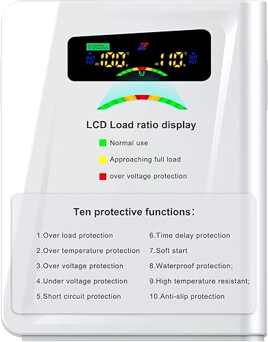 Miniatura 4 de Transformador reductor 220v a 110v convertidor de voltaje 2000w, sin ruido, diez funciones de protección, traje para exprimidor, tostadora, máquina