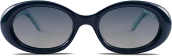 SOJOS Retro Oval Polarized Sunglasses for Women Men 90s Vintage UV400 Protection Tiny Sun Glasses SJ2286 | UV400 Protection Comfortable Fit Stylish Design Work Great for Driving and Outdoor Activities SJ2286