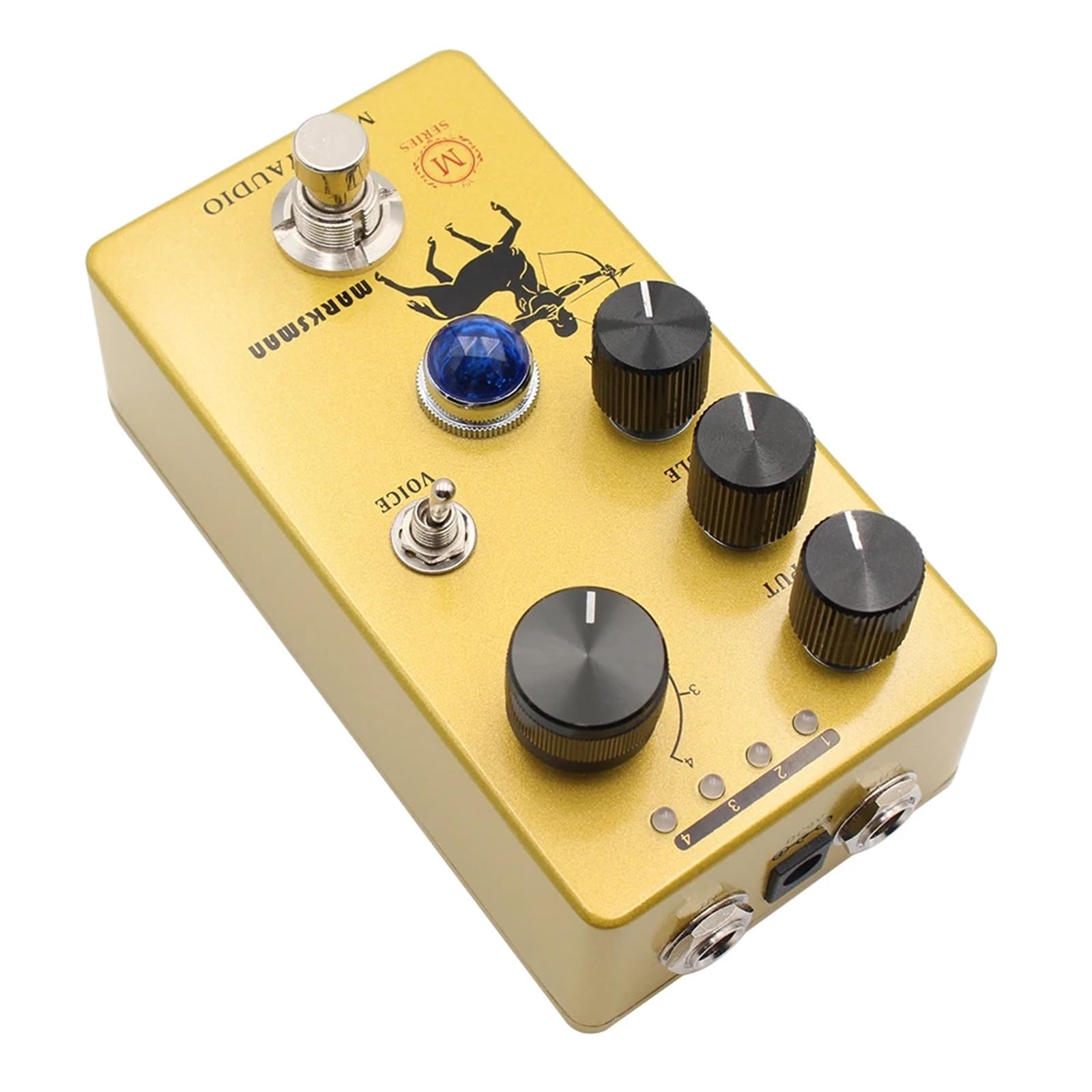 MARKSMAN Boost/Overdrive efektów gitarowych True Bypass przełączanie