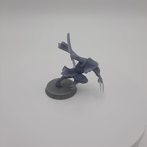 Kenku - Ravenfolk RPG - Calabozos y dragones - DND - Pathfinder - Diorama - Figura miniatura (grissin pintar) (Rogue (Prime))