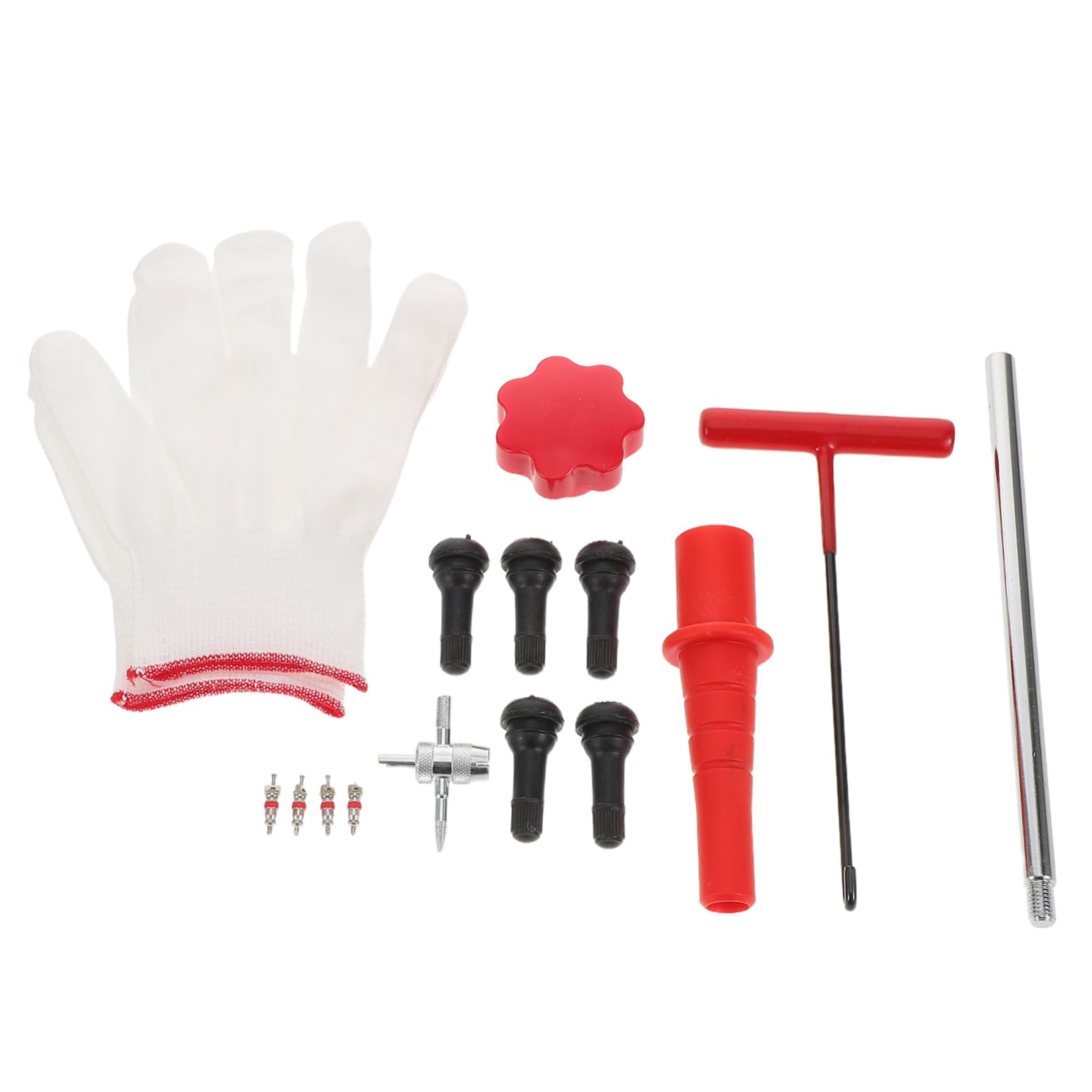 BELLIFFY 1 Set Tire Valve Stem Tool Kit Durable Tire Installation Tools for Quick Valve Replacement Travel Friendly Design for Cars Trucks and Bikes Application for Effortless Repairs