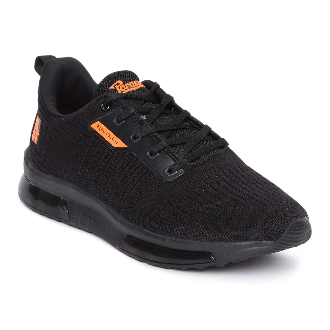 PARAGON K1205G Mens Black Sports Shoes | Stylish Design, Comfortable Cushioned Insole, Lace up and Sturdy Grip | Ideal for Daily Runs, Walking, Gym and Sports (B0B28B17C5) Amazon Price History, Amazon Price Tracker