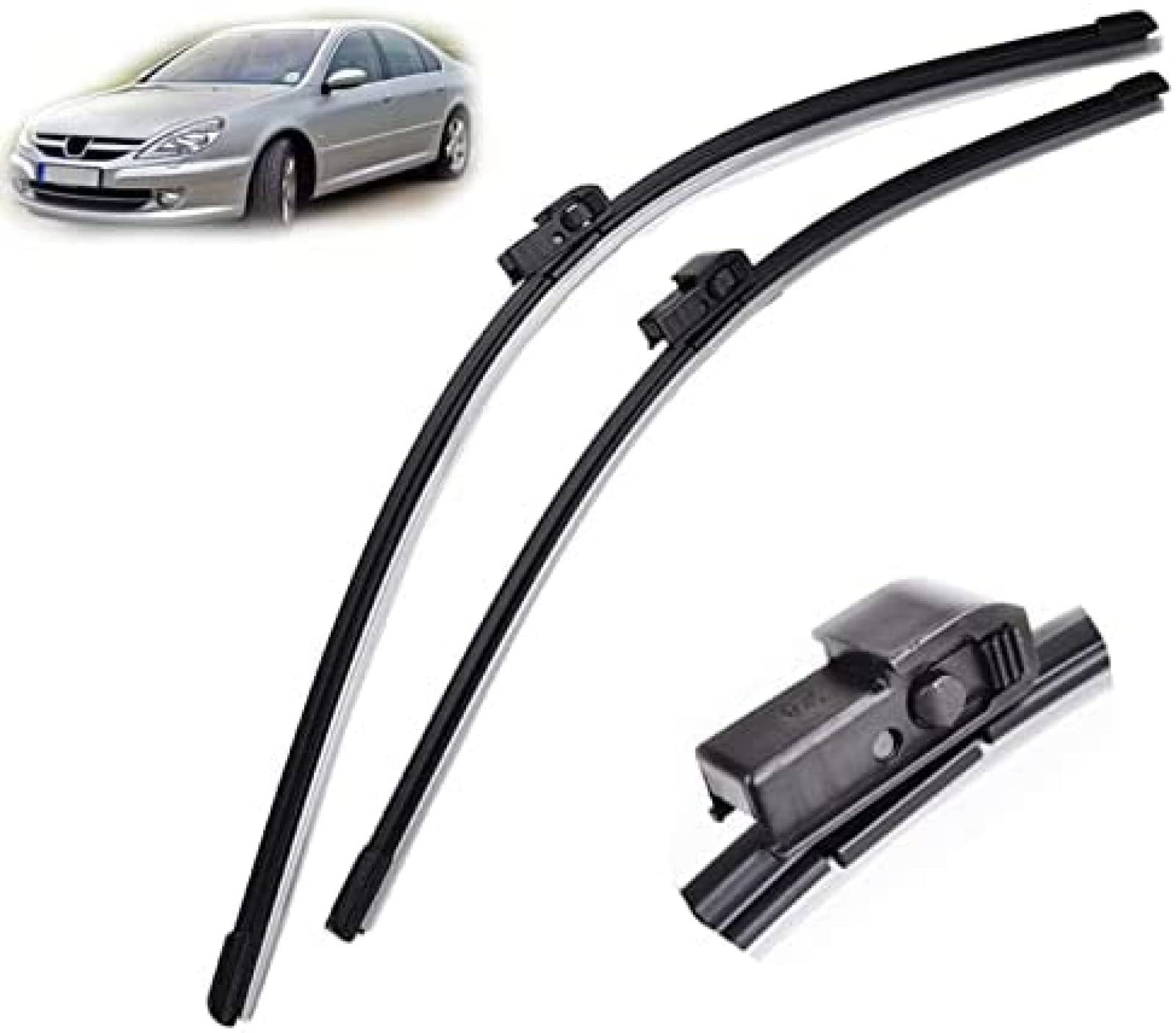 26 "+ 22" tergicristallo Anteriore Parabrezza Auto Parabrezza tergicristallo Anteriore, per Peugeot 607 2002-2011