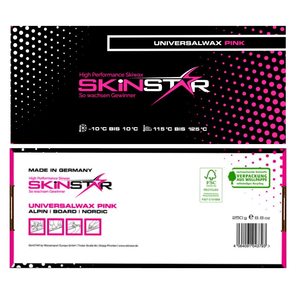 SkinStar Cire pour Skis Ski Service Mega Set 24 Pièces