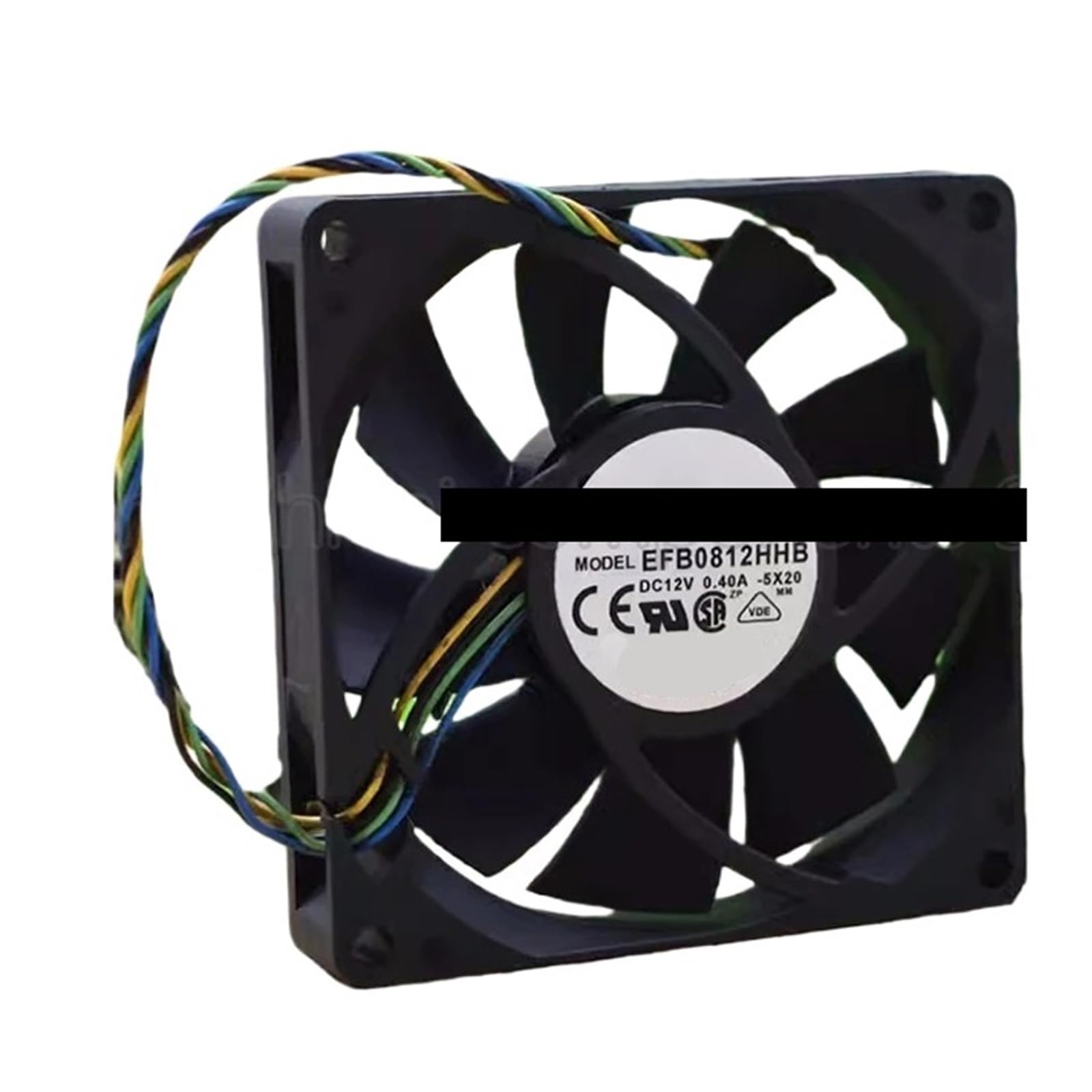PEQYUACTE EFB0812HHB 8015 12V 0.40A Cooling Fan(3-wire)
