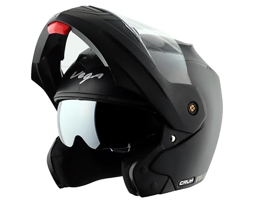 Vega Crux Dual Visor Flip Up Motorcycle Helmet