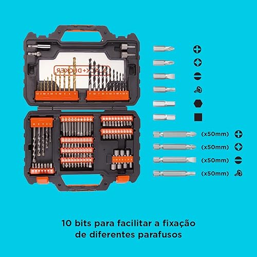Miniatura 3 de BLACK+DECKER A7230-XJ 104 - Juego de brocas de agarre fácil, color negro
