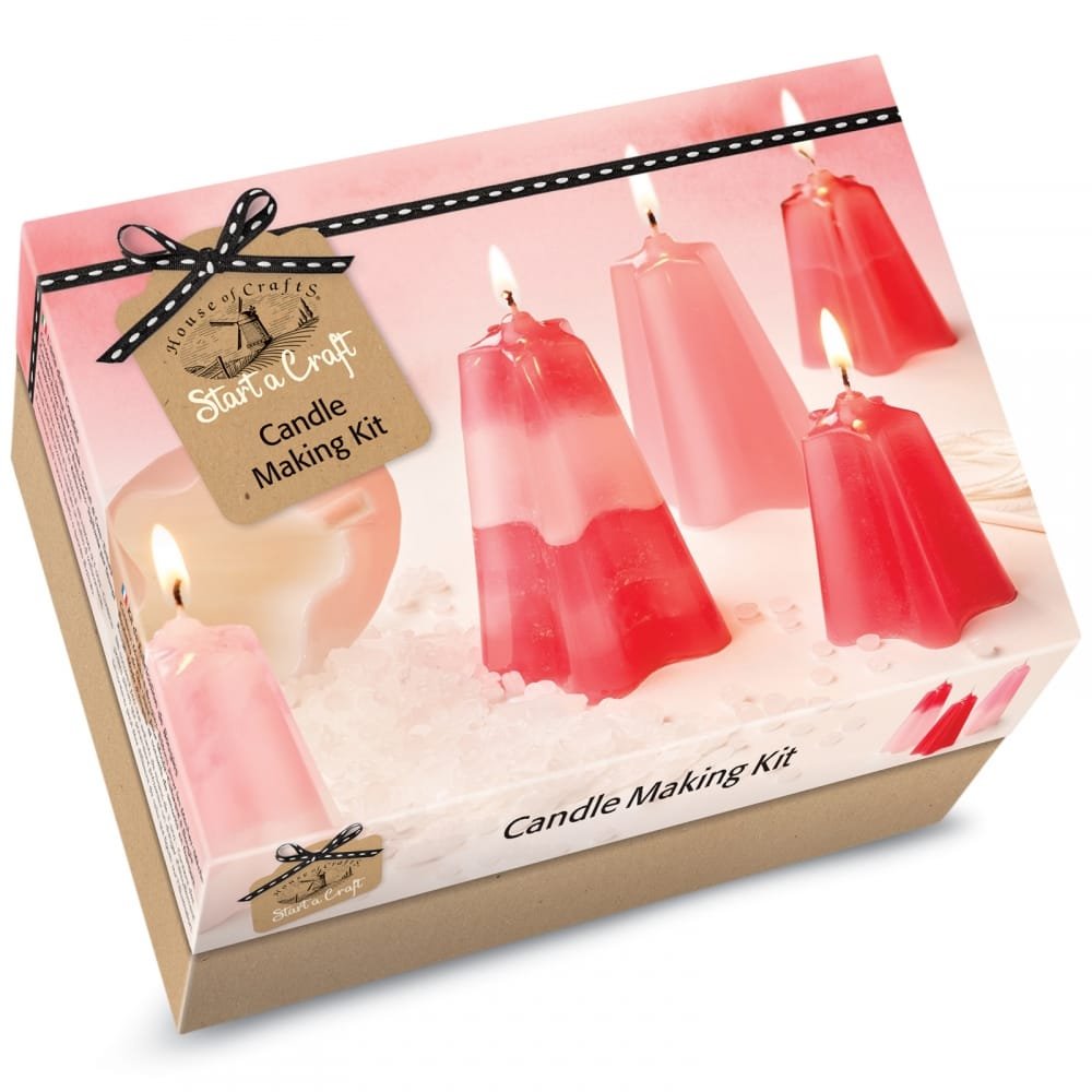 House of Crafts Candle Making Craft Kit - Pink