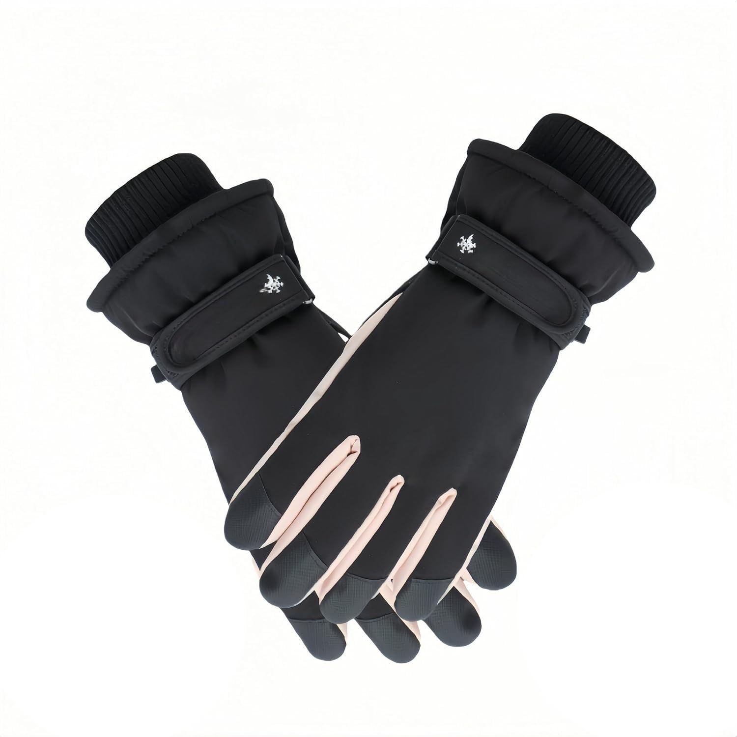 Guantes impermeables para pantalla táctil de invierno para mujer y hombre cálidos de esquí