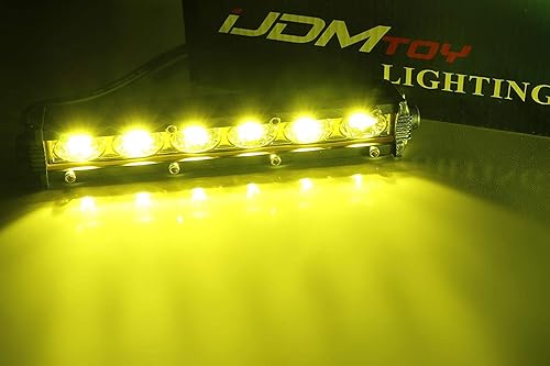 Miniatura 9 de iJDMTOY Kit de 2 luces LED CREE de alta potencia de 18 W con arnés de cable de relé, ajuste universal compatible con automóvil, camión, SUV, etc