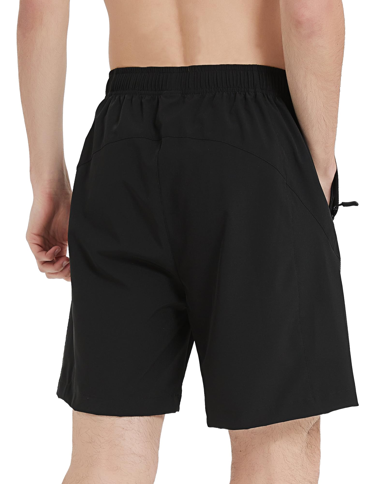 AlpinePulse Pantaloncini Sportivi Uomo Pantaloncini Uomo Asciugatura Rapida con Tasche a Zip per Jogging Running Fitness Tennis Outdoor