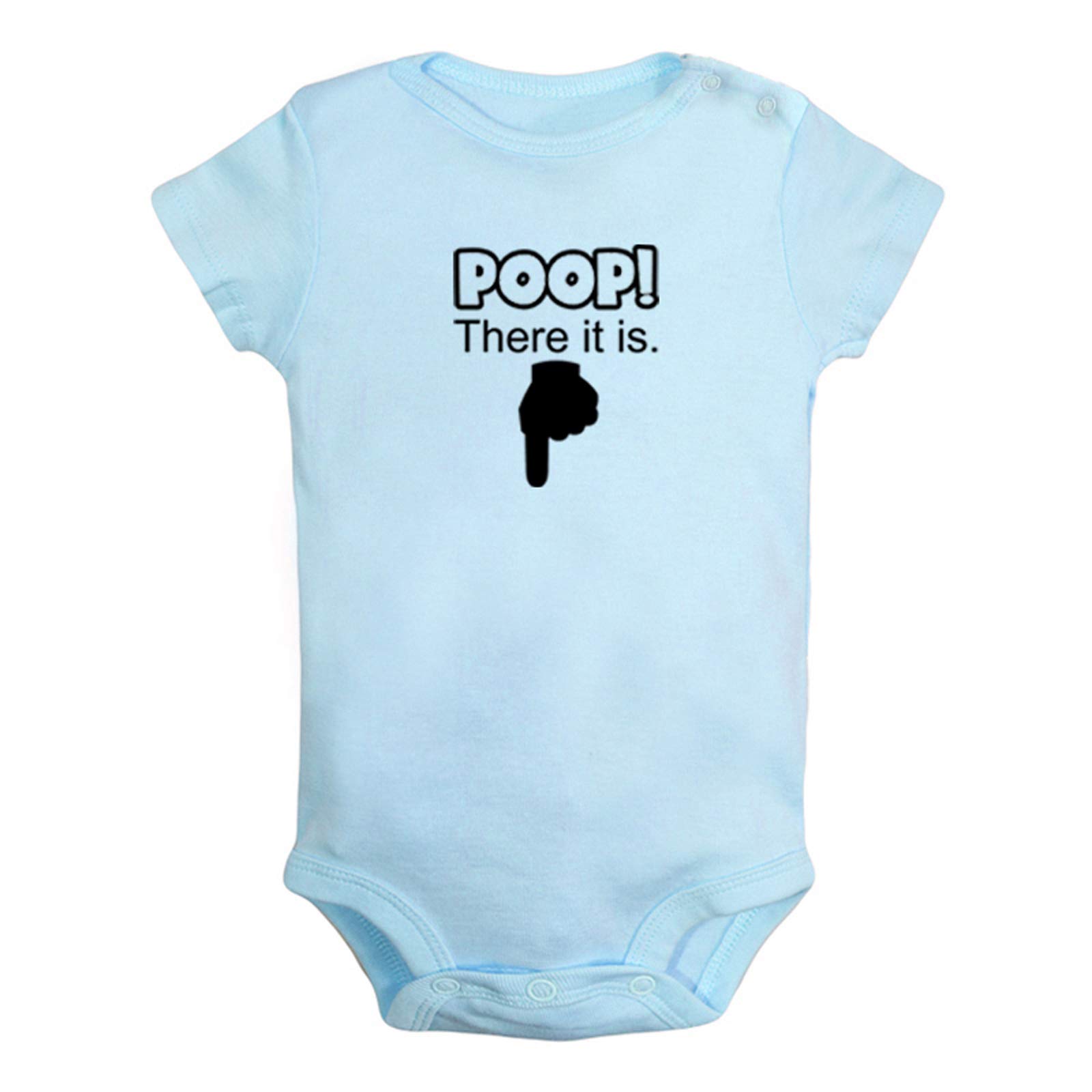 iDzn Poop! There It is Funny Rompers, Newborn Baby Bodysuits, Infant Jumpsuits, Baby Unisex Novelty Outfits