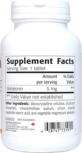Miniatura 6 de NEW ROOTS HERBAL Melatonina 10 mg 60 Comprimidos