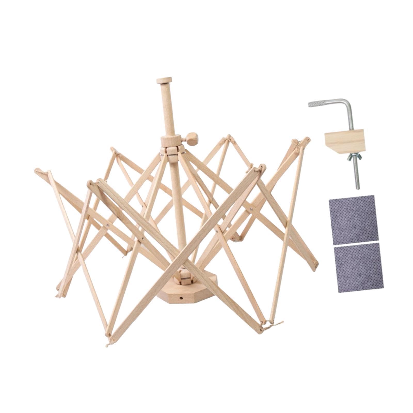Soporte para hilo de tejer de madera ideal para rincones de costura