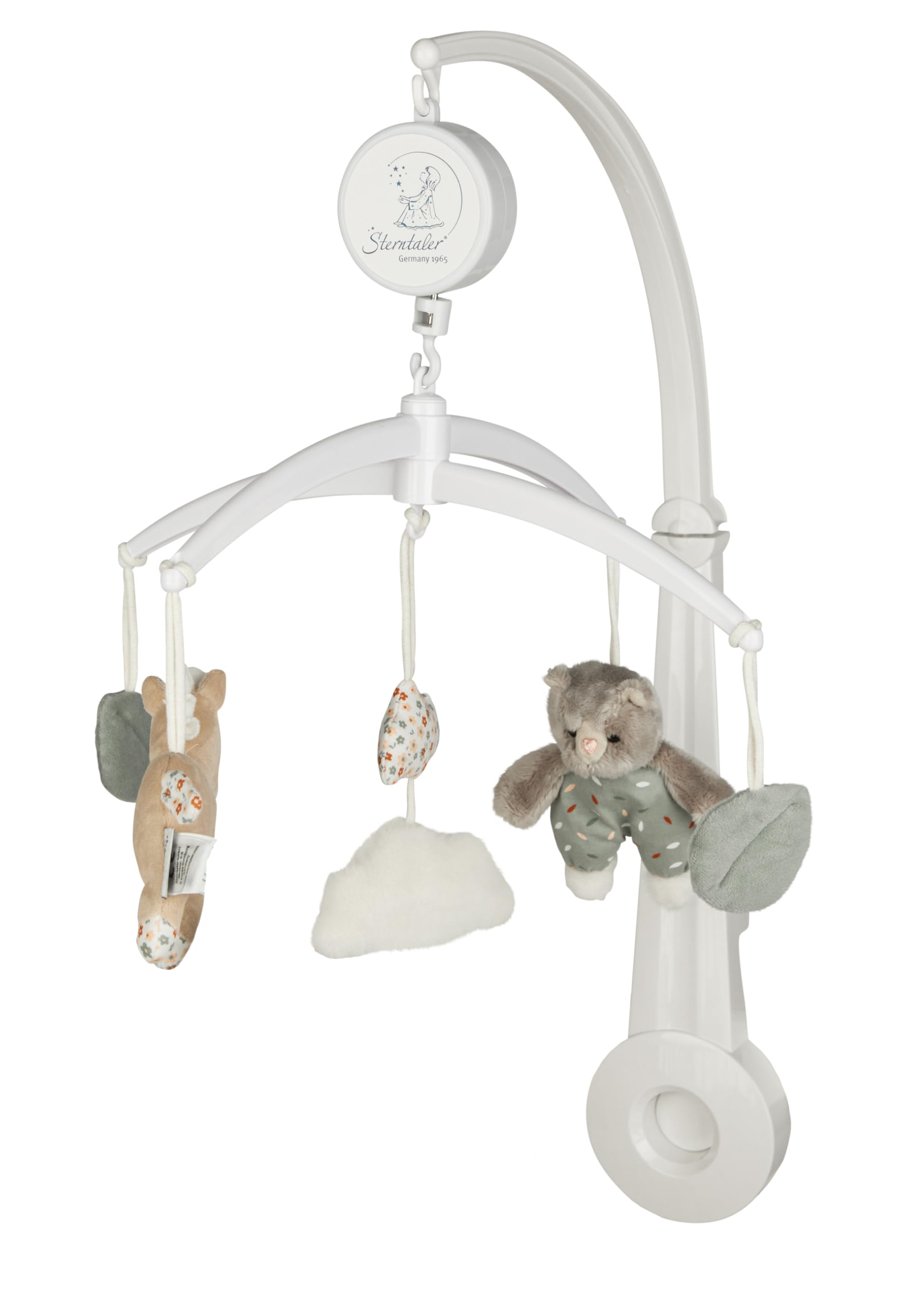 Sterntaler Mobile Bauernhof - Baby Mobile mit Plüschfiguren aus weichem Flausch & wattiert mit Polyesterwatte - perfekt als Babyzimmer Deko und Babyspielzeug zum Beruhigen, bunt
