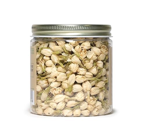 Miniatura 2 de USTCM Té de flores de jazmín fragante flores enteras de jazmín 100% natural (0.5 onzas)