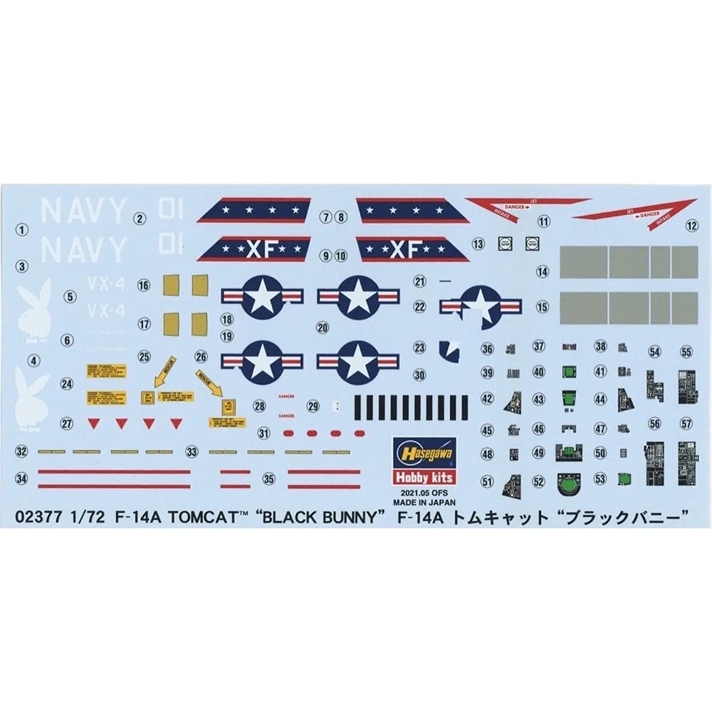 Hasegawa - 1:72 F-14A Tomcat - Black Bunny