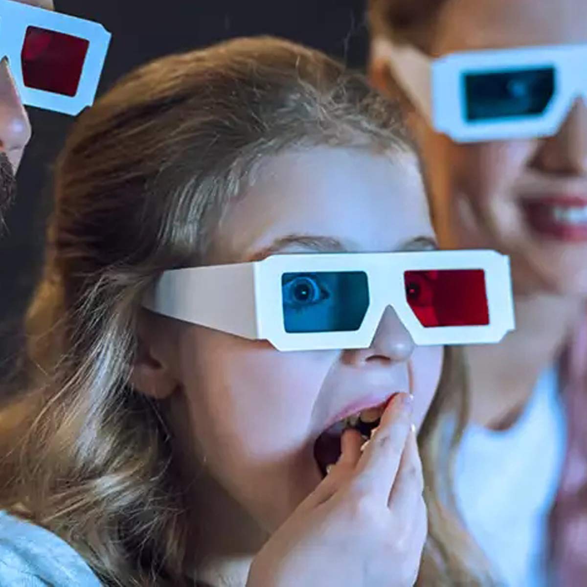 Occhiali 3D Rosso E Blu - 20 Paia Di Carta, Per Film E Decorazioni, Leggeri E Pratici - Foto 5