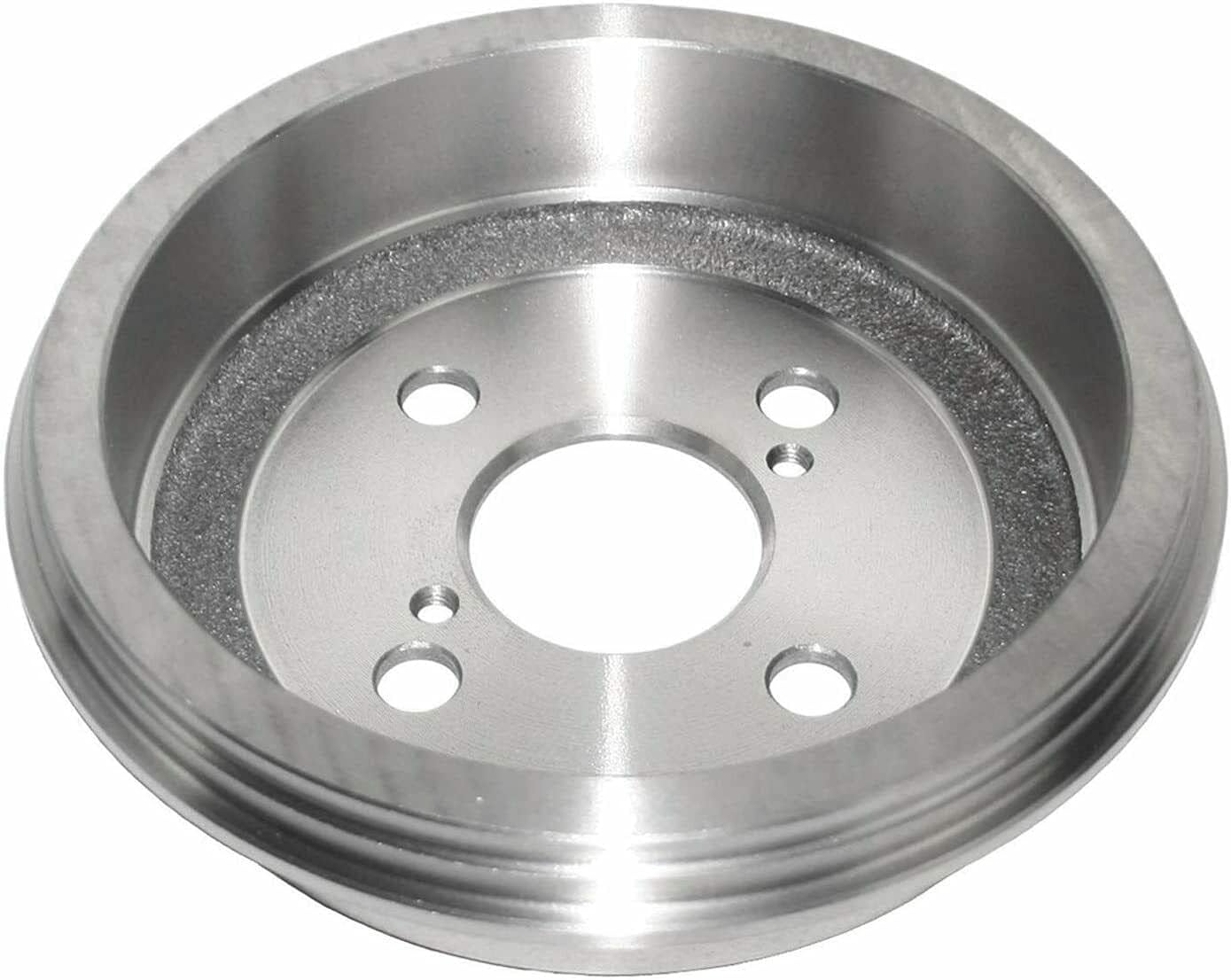 Detroit Axle - Rear Brake Drums for Toyota 2000-2005 Echo 4 Lugs, 2 Brake Drums 2001 2002 2003 2004 Replacement