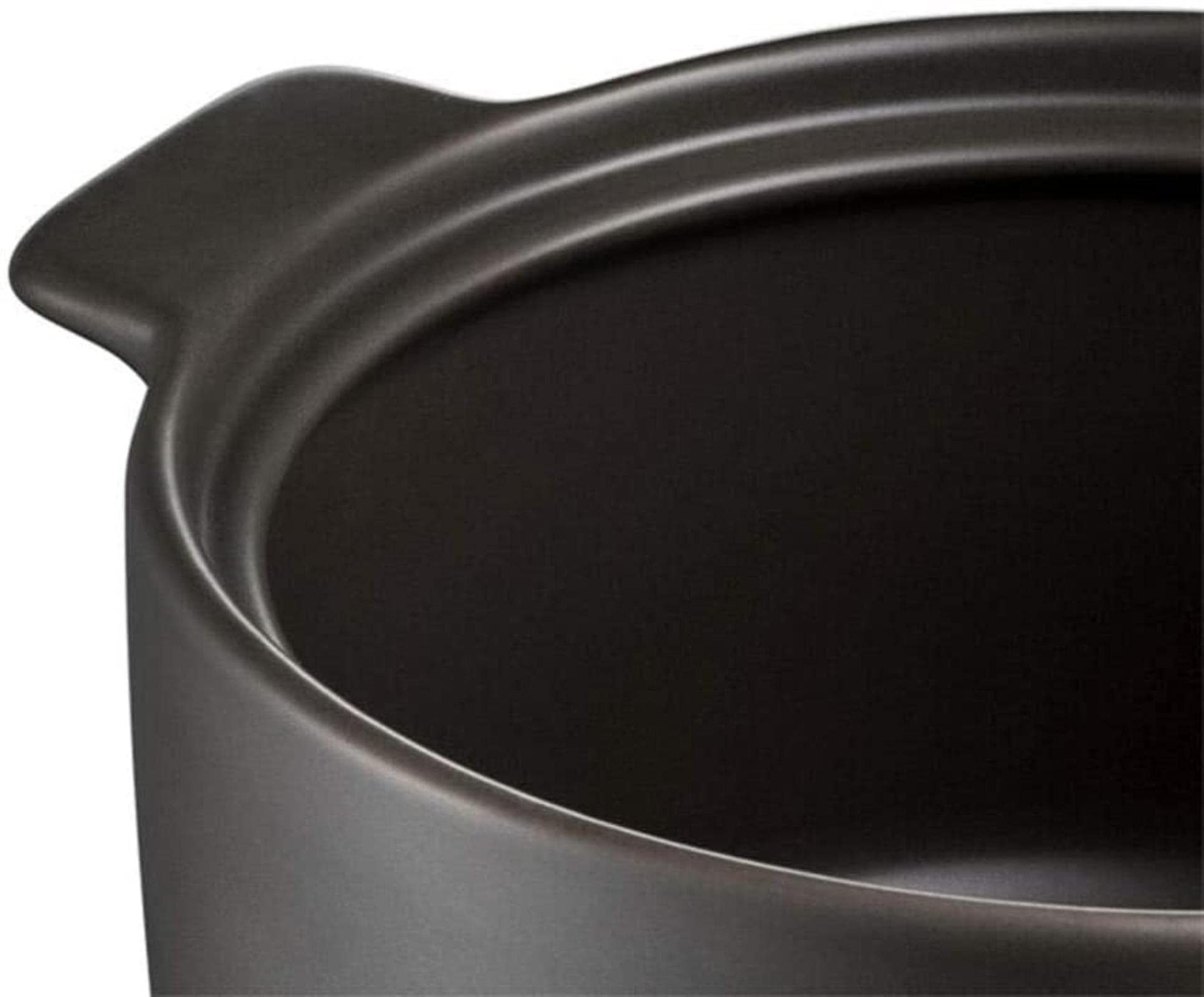 Casseruola in Terracotta Casseruola in Ceramica Pentola in Argilla Pentola in Argilla Superficie Smaltata Liscia Senza sbiadire 2,5 l
