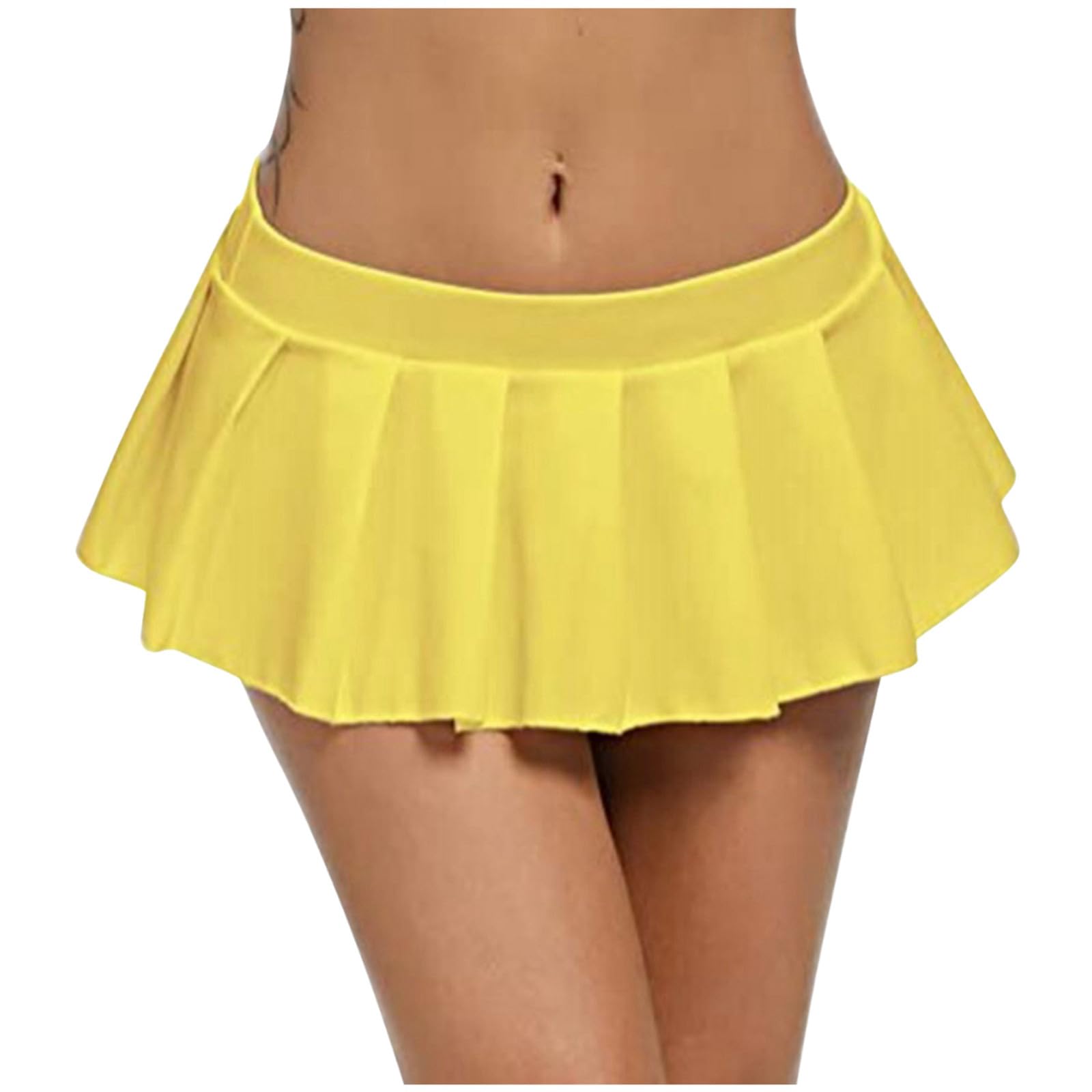 Estensione della camicia da donna ruolo, gonna pieghettata, volant, lingerie per studentessa, minigonna foglia di banana