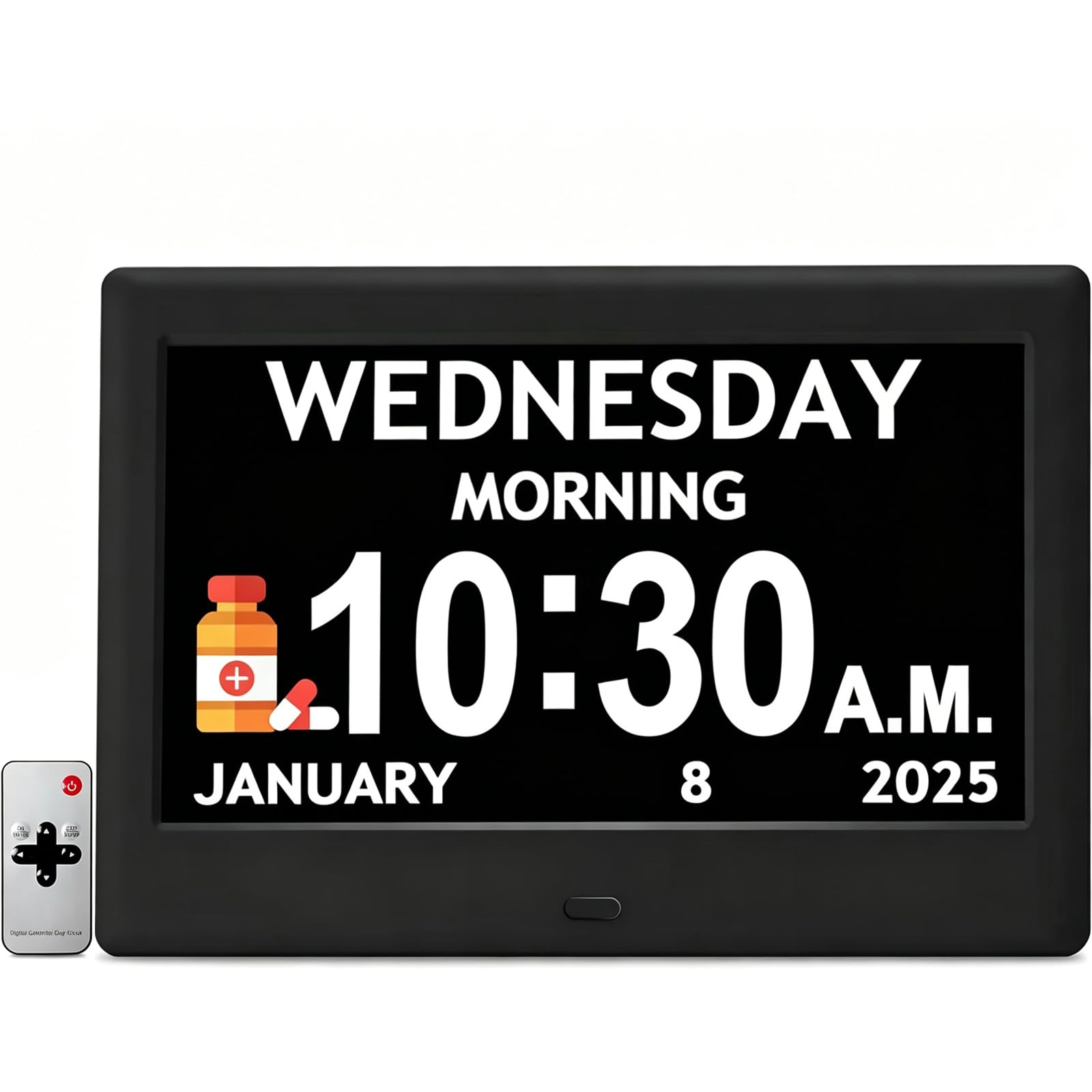 Pastigio 7 Digital Clock with 12 Reminders