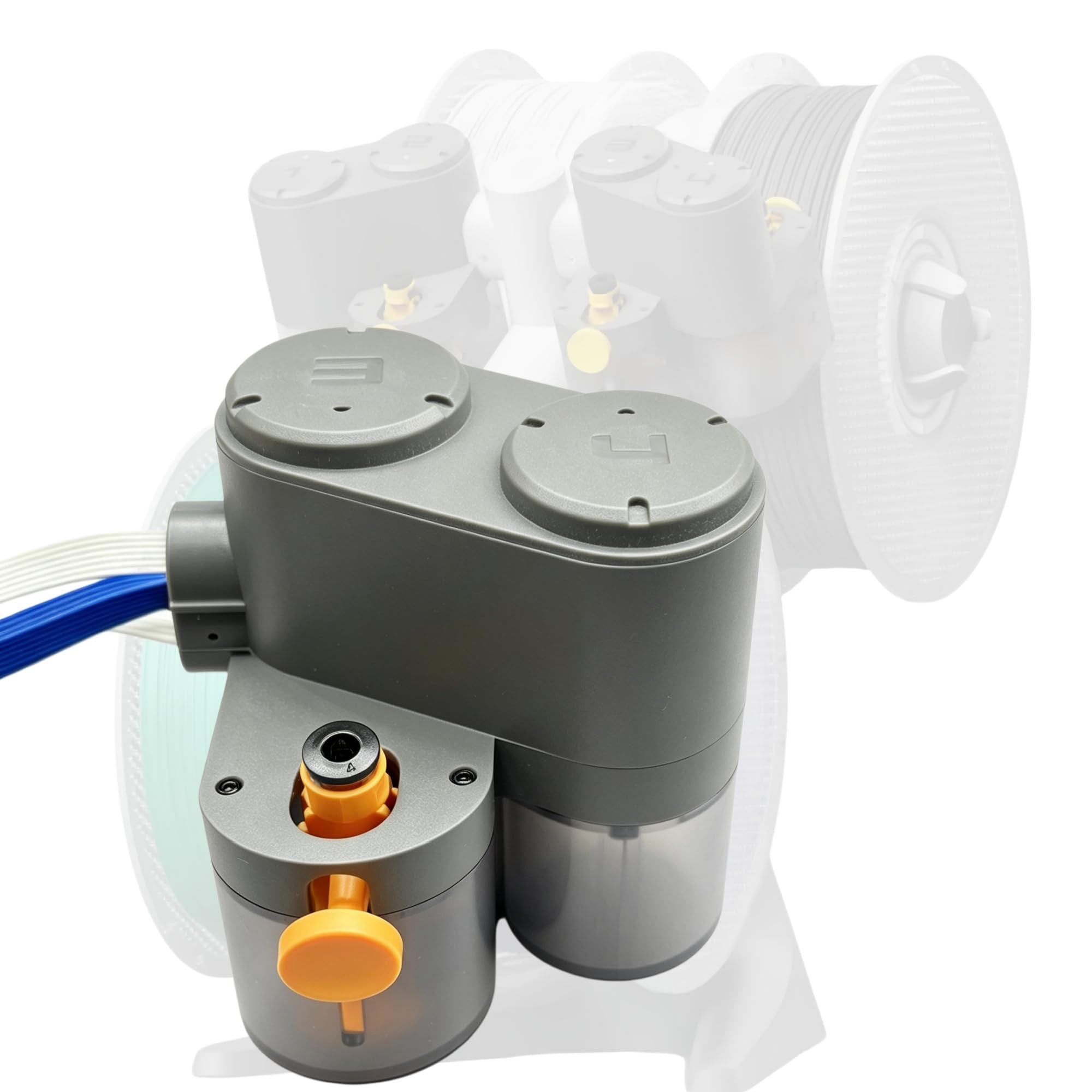 AMS Lite Feeder Unit Right (Slot 3 & 4), Replacement Filament Feed Motor Assembly Compatible with AMS Lite System for A1 / A1 Mini 3D Printer, Easy Install