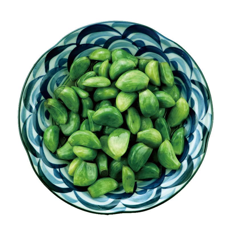 Laba ajo verde esmeralda, ajo dulce y agrio, encurtidos especiales en