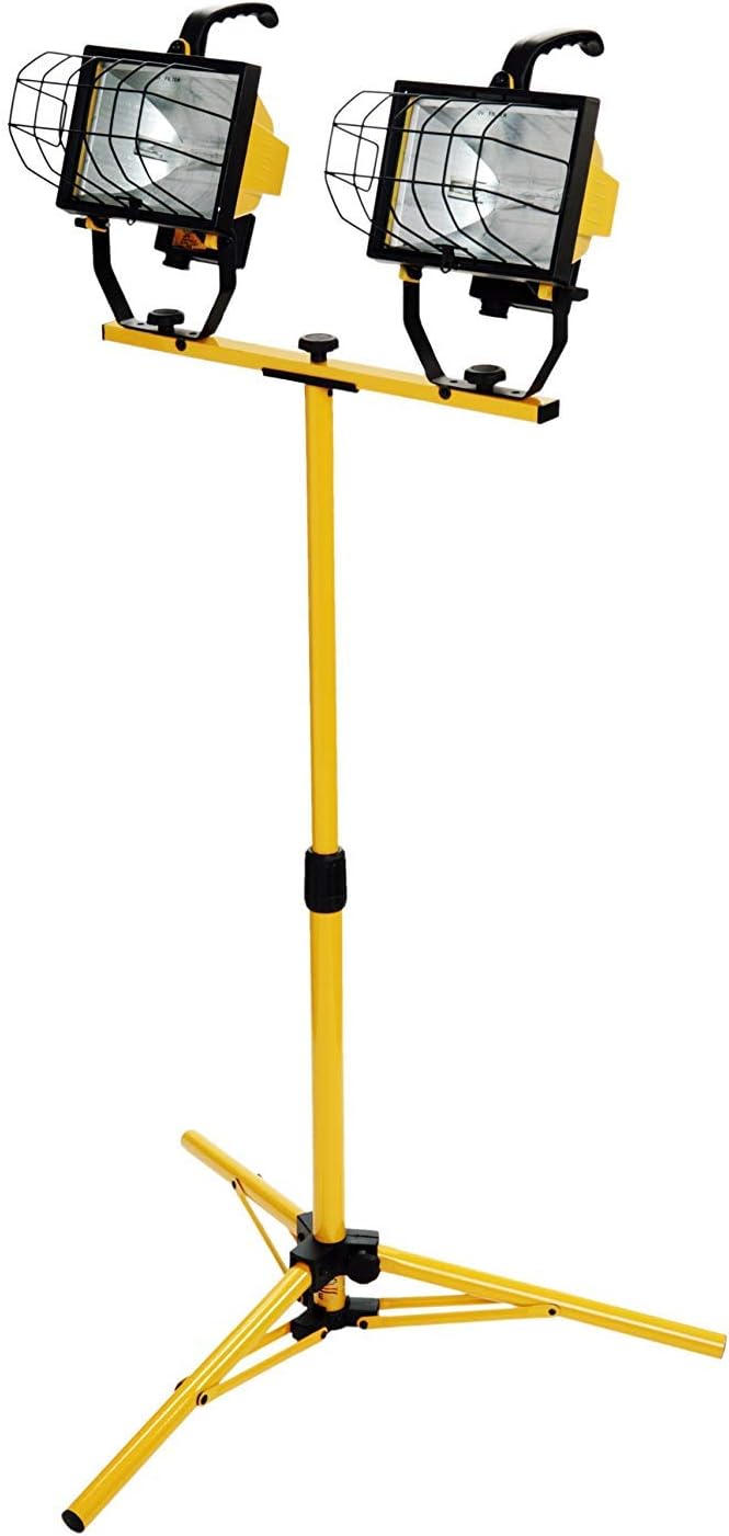 Woods Two 500 Watt Portable Halogen Work Light L-13