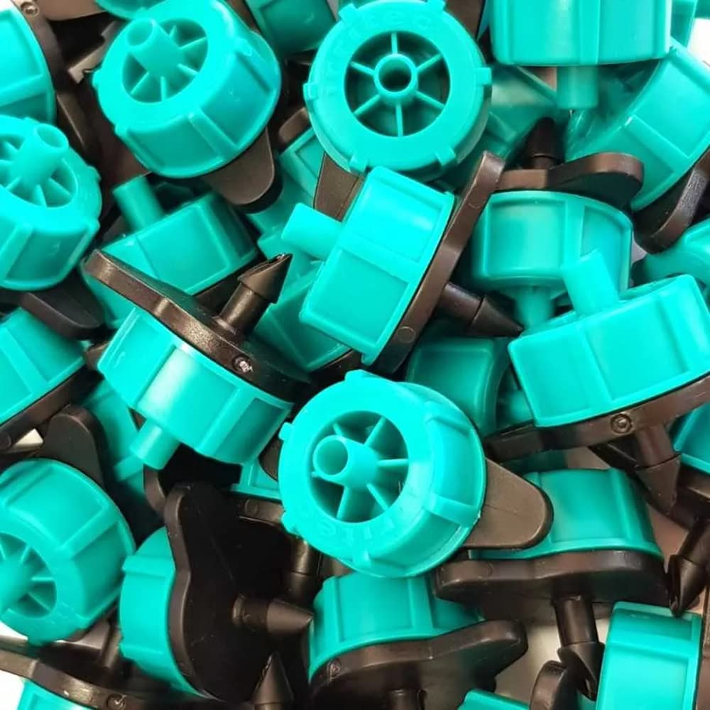 [Pack 500] GOTERO AUTOCOMPENSANTE 4 litros por Hora. Gotero para riego agrícola y jardinería. Gotero pinchado Desmontable Apto para micro tubo. Presión Trabajo 1 a 4 Bar | Incluye Membrana nítrica