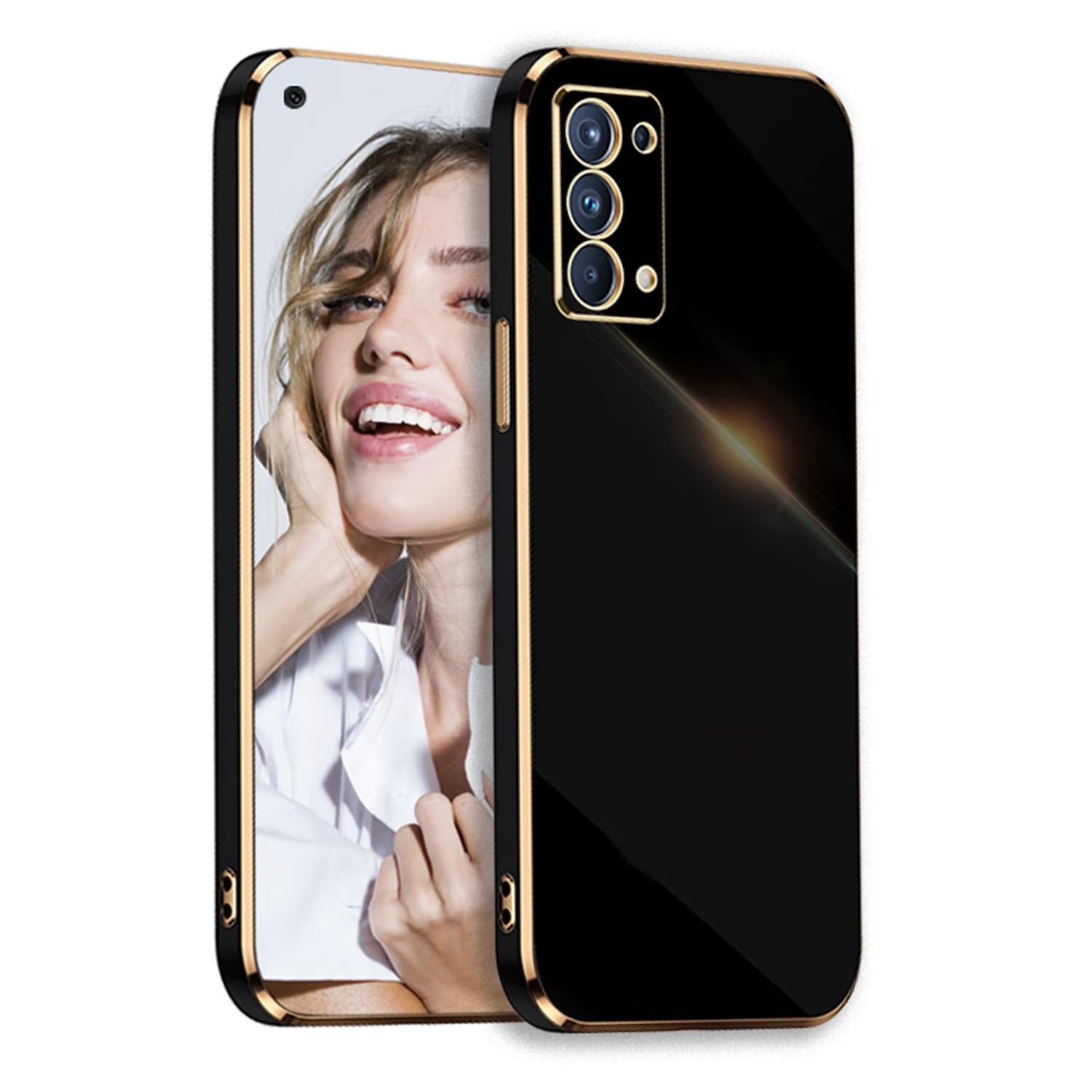 Coque Oppo Find X3 Lite 5G Antichoc en Cuir à Rabat Flip Porte Carte