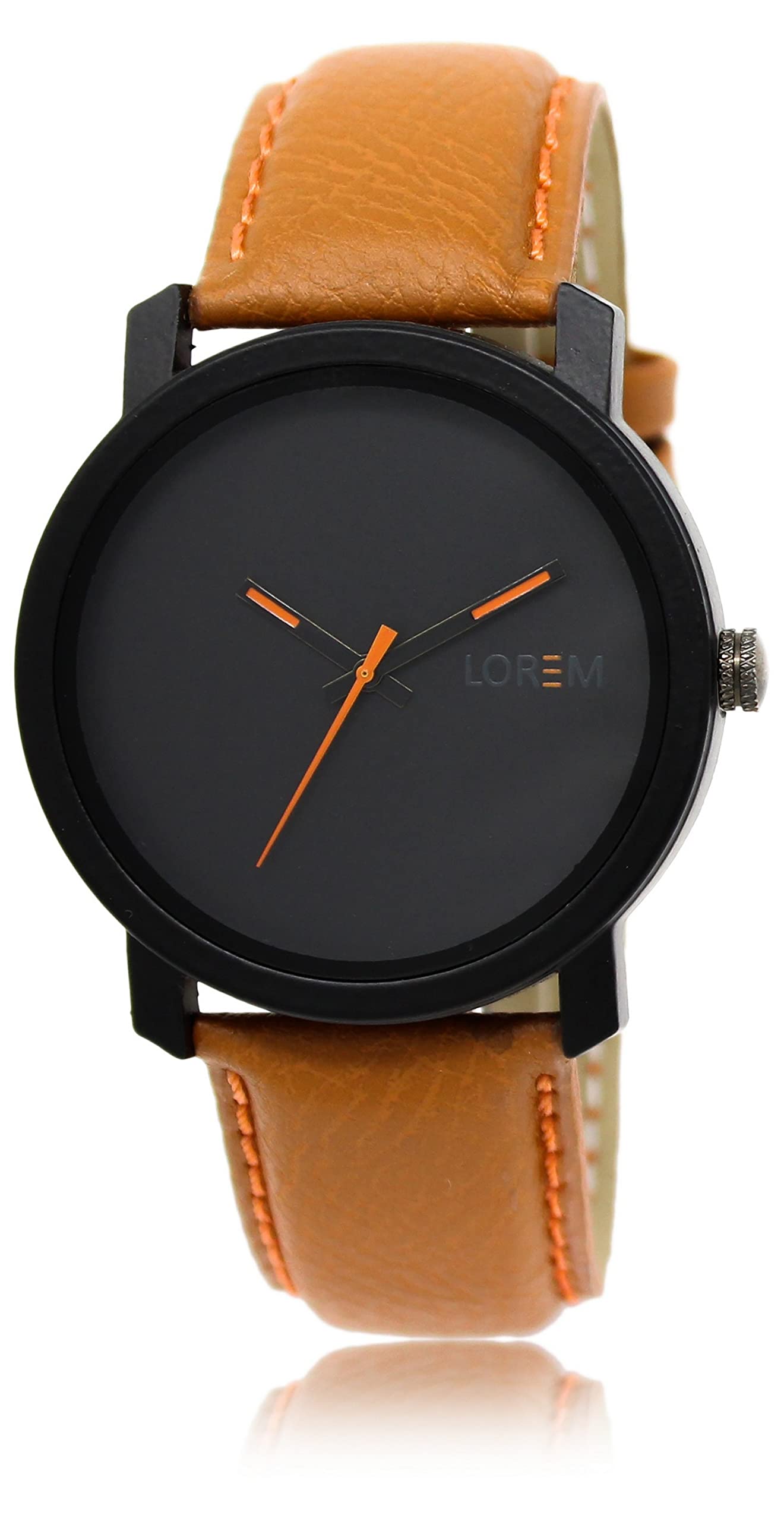 LOREM Black Plain Analog Watch for Men LR20-MC (B0CCDY8HMM) Amazon Price History, Amazon Price Tracker