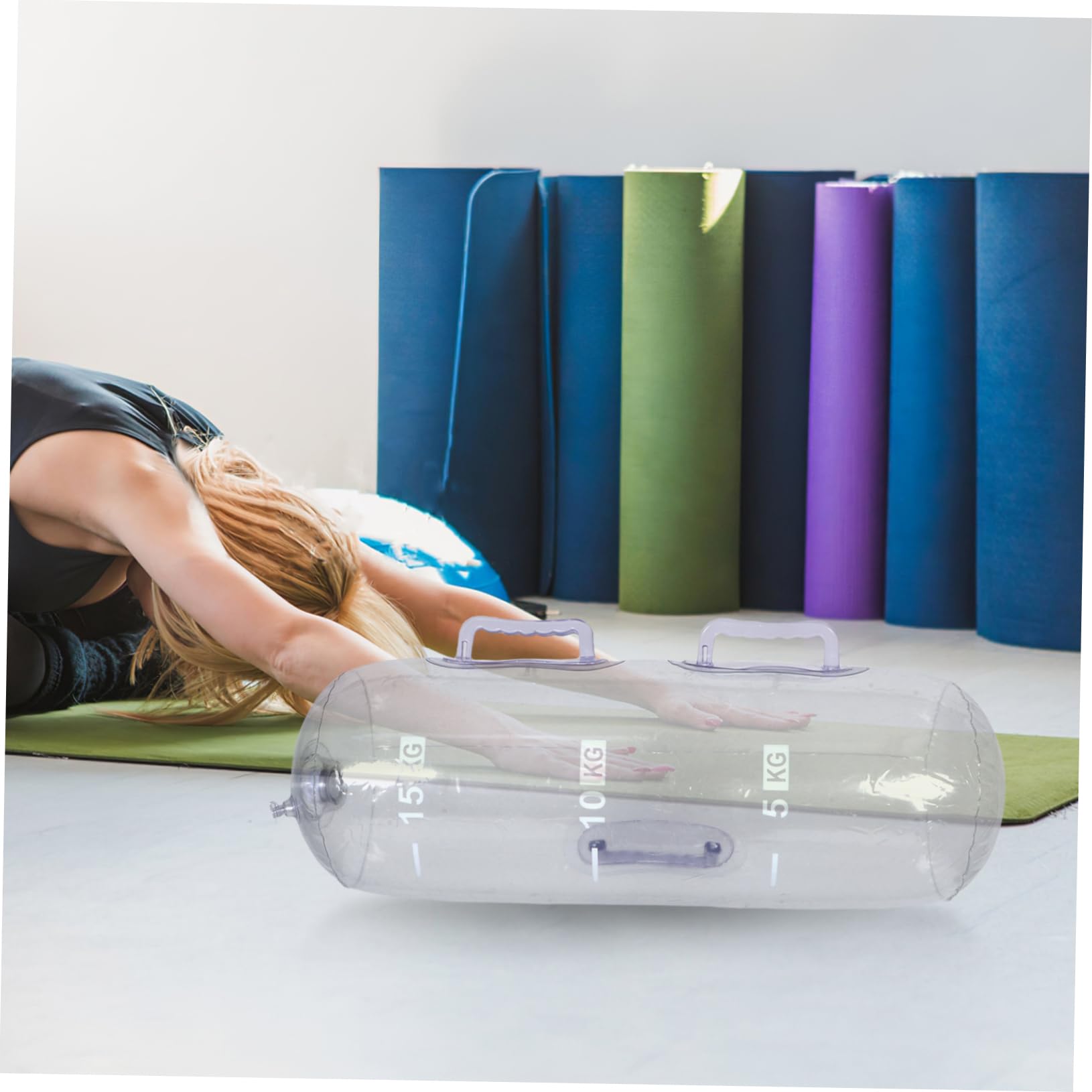 UPKOCH Bolsa de Pesas de Agua Ajustable para Fitness en Casa Material PVC Portátil para Entrenamiento de Fuerza y Ejercicios de Brazo en Gimnasio Doméstico