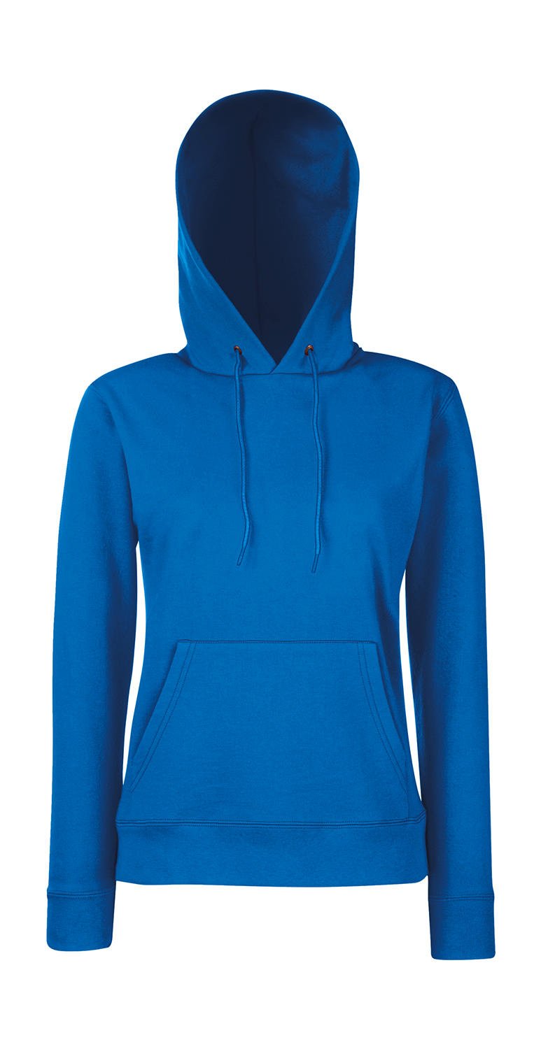 Fruit of the Loom Ladies Lady Fit Hooded Sweatshirt/Hoodie (S) (Royal)