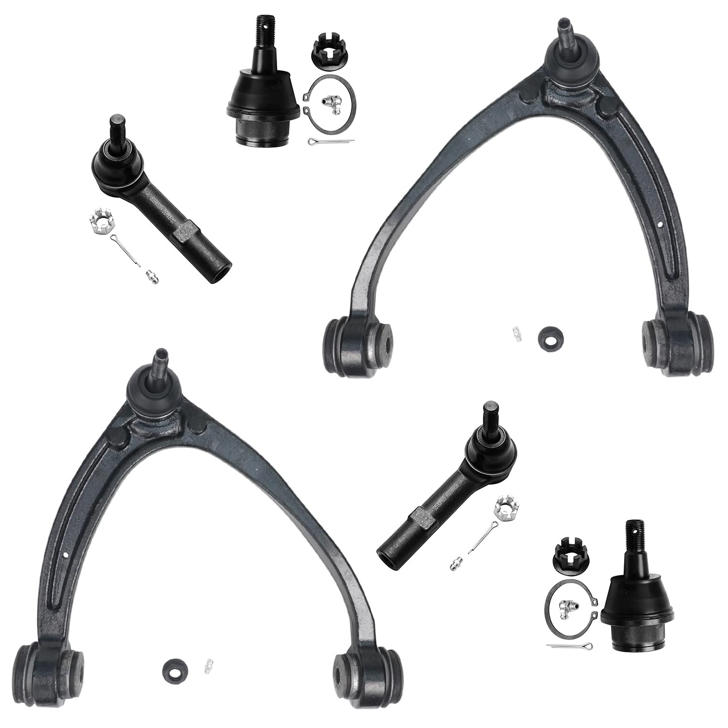 Detroit Axle - 6pc Front End Kit for 2007-2013 chevrolet Silverado 1500