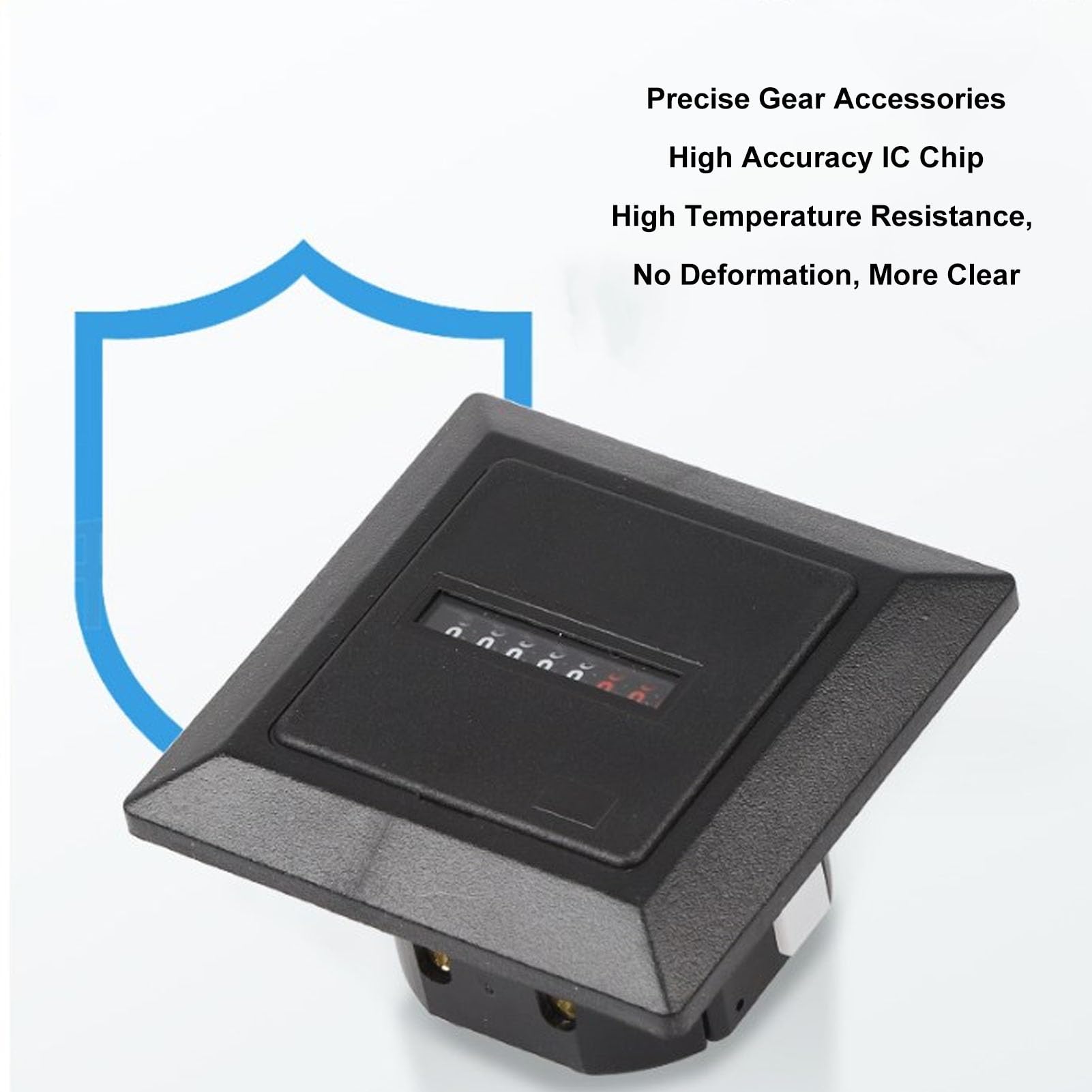 Contaore Industriale, AC 220-240V 50hz 0,3W Contaore Meccanico Ad Alta Precisione per Cronometraggio Industriale Standard, Macchinari di Ingegneria, Automobili