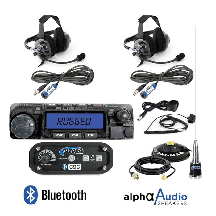 Buy Rugged Radios RRP696 Black Out Series and RM60 60 Watt VHF