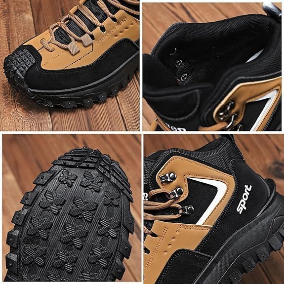 Cushygait Boots Men, Men's Outdoor Hiking Boots Waterproof, Arch Support4